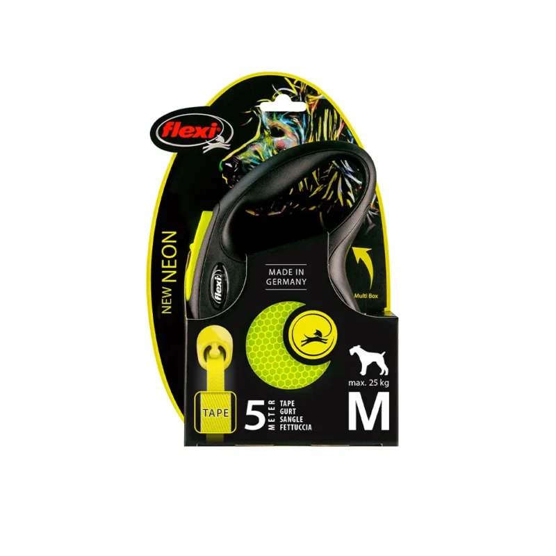flexi-retractable-leash-new-neon-tape-fluo-yellow