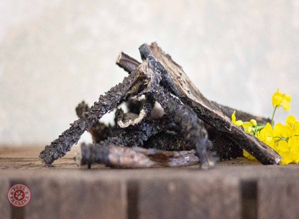 Hundesnacks Rinderpansen luftgetrocknet