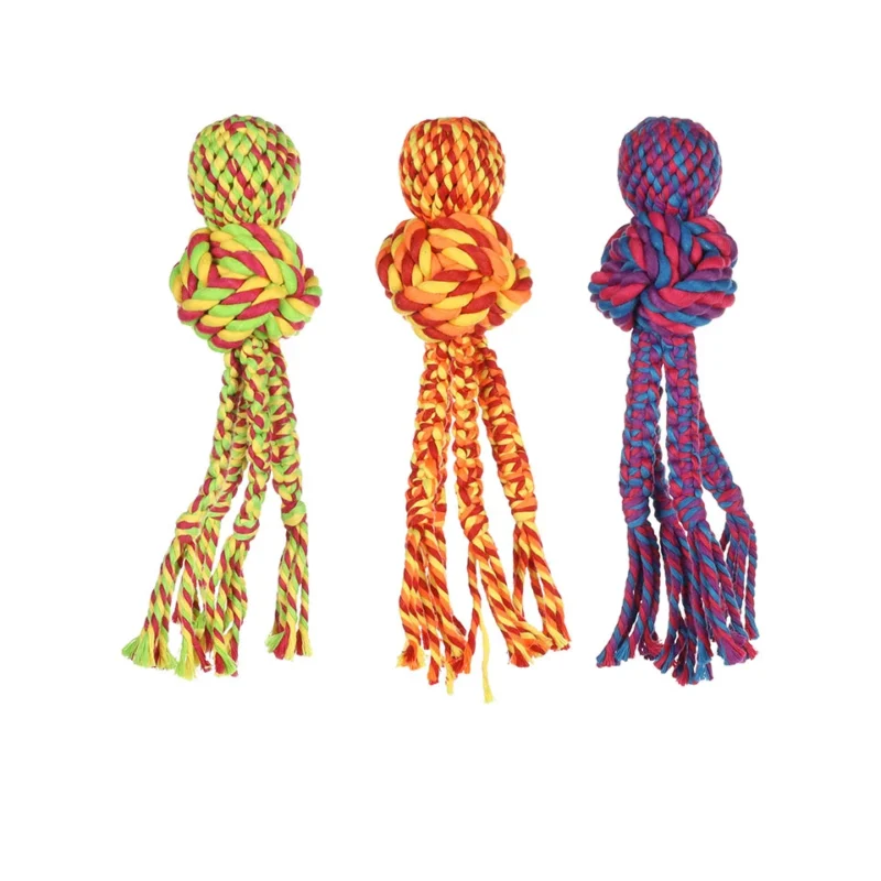 kong-toy-wubba-multiple-colours-knoted-ball