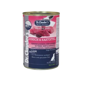 hundenassfutter-dr-clauders-selected-meat-hirsch-kartoffel-6x400-g