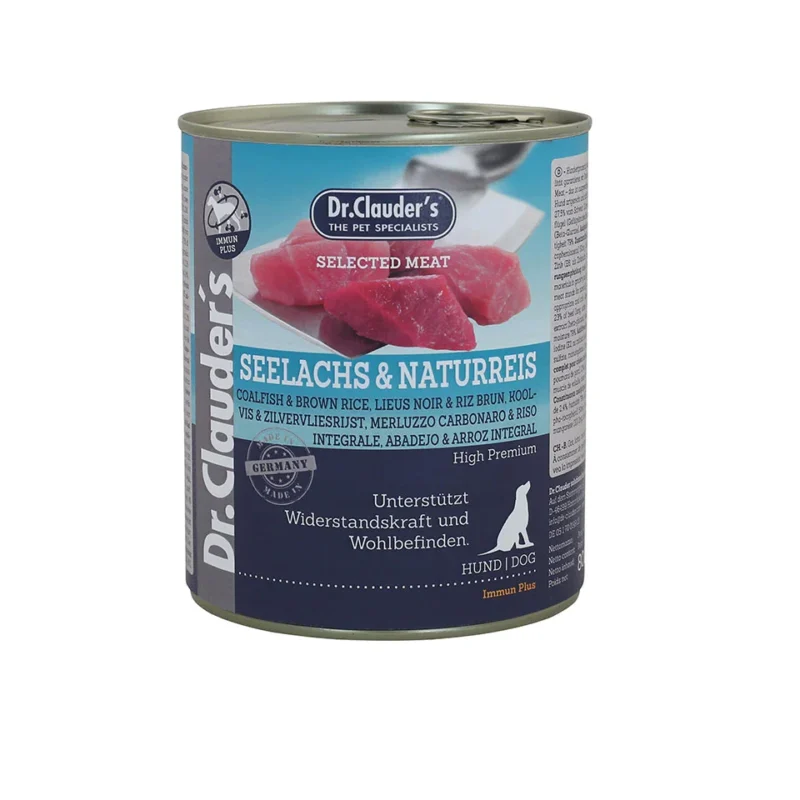 hundenassfutter-dr-clauders-selected-meat-seelachs-naturreis-6x800-g