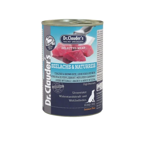 hundenassfutter-dr-clauders-selected-meat-seelachs-naturreis-6x400-g