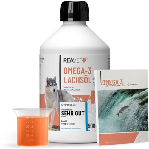 Lachs oil 500ml REAVET Omega-3 Lachsöl