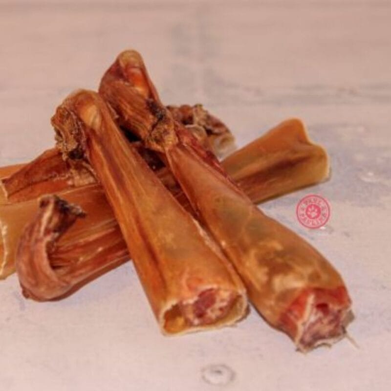 Hundesnack Ochsenziemer hohl. natürliche Kausnack