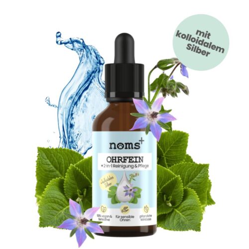 Ohrfein noms+ Ohrfein Reinigung & Pflege mit kolloidalem Silber