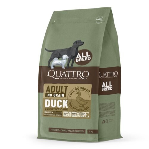 QUATTRO Trockenfutter Ente Alle Rassen Adult