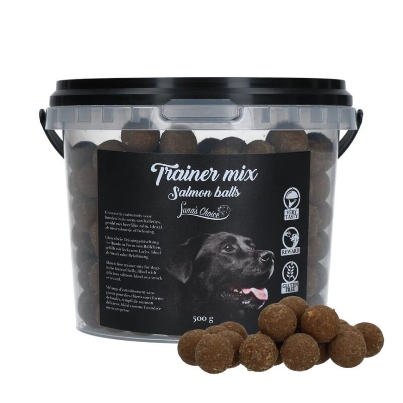 Trainer Mix Lachsbällchen Luna's Choice Hundesnacks Trainer Mix Lachsbällchen 500 g