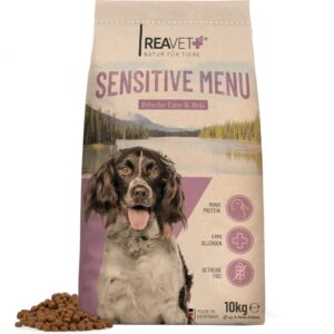 REAVET Trockenfutter Sensitive Menü – Frische Ente & Reis 10 kg