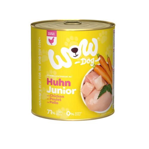 WOW Hundenassfutter Junior Huhn