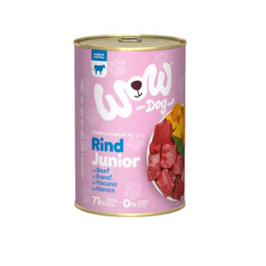 WOW Hundenassfutter Junior Rind