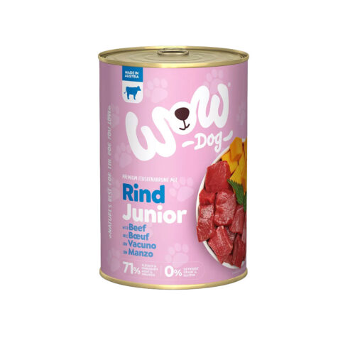 WOW Hundenassfutter Junior Rind